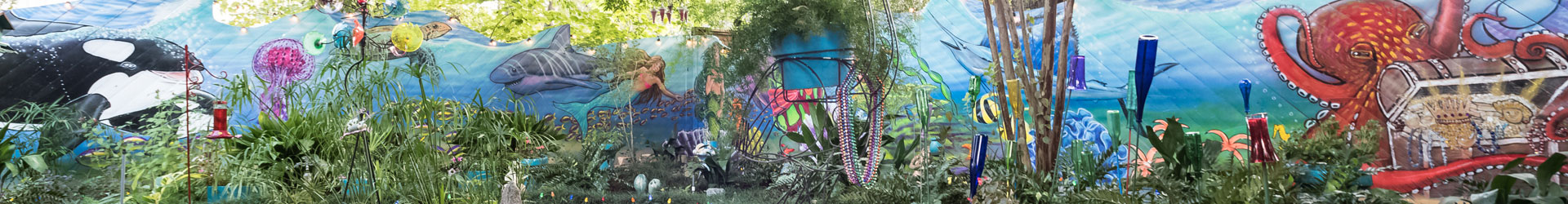 fence mural